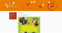Desktop Screenshot of afrotanz.ch